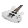 Schecter C-4 Deluxe Satin White bass guitar