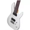 Schecter C-8 Deluxe  Satin White electric guitar