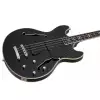 Schecter Charles Berthoud CB-4 See-Thru Black Satin bass guitar