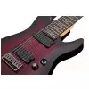 Schecter Demon 8, Crimson Red Burst electric guitar