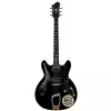 Hagstrom Viking LTD Black The Rod logo electric guitar