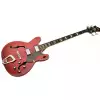 Hagstrom Viking Bass Wild Cherry Transparent bass guitar