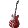 Hagstrom Super Viking Wild Cherry Transparent Flame LH gitara elektryczna, leworęczna