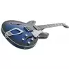 Hagstrom Super Viking Dark Baltic Sea Flame electric guitar