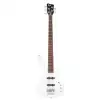 RockBass Corvette Basic, 5-String - Solid White High Polish