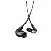 Shure SE215DYBK+UNI-EFS - Słuchawki douszne AONIC215 z pojedynczym przetwornikiem i kablem 3.5mm (czarne)