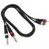 Hot Wire Basic 2xTS - 2xRCA 1,5m