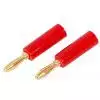 IXO S 534 banana connector red, pair