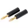 IXO S 534 banana connector black, pair IXO S 534 banana connector black, pair