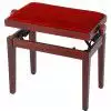 Grenada BG 27 piano bench, matte mahogany, red drubbing