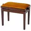 Grenada BG 27 piano bench, gloss walnut, gold drubbing Grenada BG 27 piano bench, gloss walnut, gold drubbing