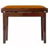 Grenada BG 27 piano bench, gloss walnut, gold drubbing Grenada BG 27 piano bench, gloss walnut, gold drubbing
