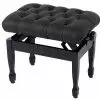 Grenada BC 25 piano bench, gloss black, leather eco