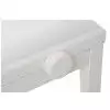 Akmuz adjustable seat white leather