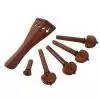 AN violin tailpiece set 4/4 a la Hill rosewood, black ball