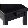 Stagg PB40 piano bench, matte black