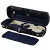 Tonareli wooden violin case, navy blue