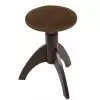 Akmuz adjustable seat round, lockable walnut Akmuz adjustable seat round, lockable walnut