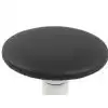 Akmuz adjustable seat round, lockable, white