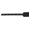 Filippe guitar leather belt 9 cm black