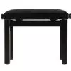 Polonez B-2 piano bench Standard, matte rosewood, black drubbing