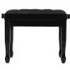 Polonez B-1 piano bench Lux, matte black, leather eco