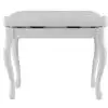 Grenada BG 2 piano bench, gloss white, leather