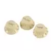 Fender knobs Volume, Tone, Tone white