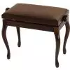 Grenada BG 2 piano bench, matte walnut, brown drubbing